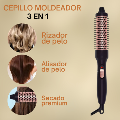 Cepillo Moldeador 3 en 1